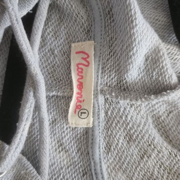 NWOT Anthropologie Maronie Long Sleeve Semi-Sheer Hooded Top Size Large - Picture 5 of 7